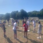 Les rencontres sportives des CM à  Kerabus sur Plouhinec